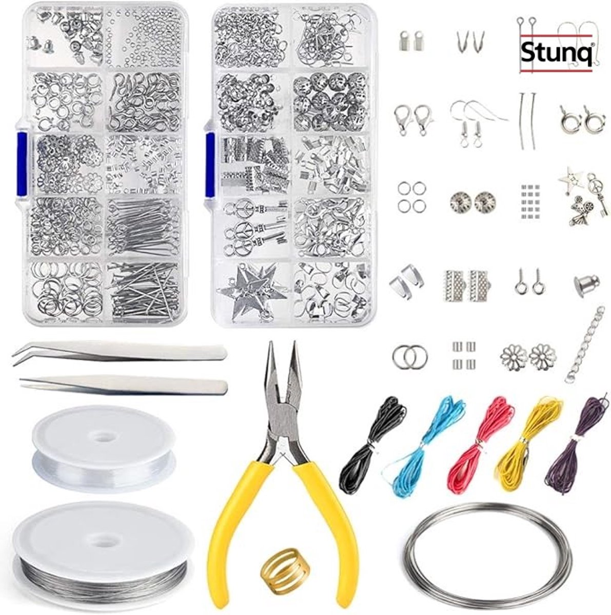 Complete sieradenmakerset voor beginners met gereedschap en accessoires