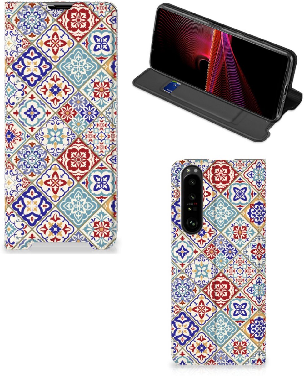 Sony Xperia 1 III Standcase Tiles Color