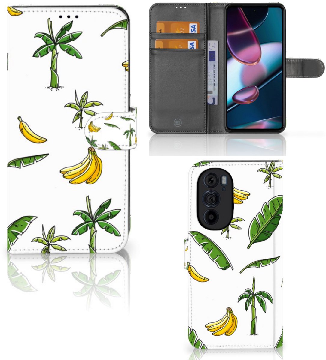 Motorola Edge 30 Pro Hoesje Banana Tree