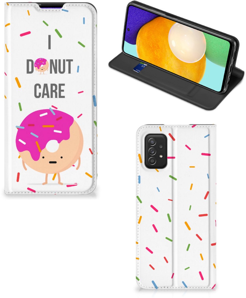 Samsung Galaxy A03s Flip Style Cover Donut Roze