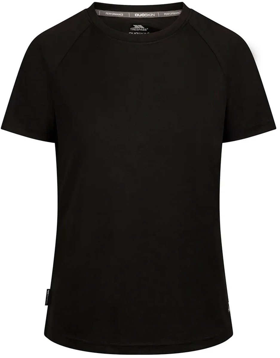 Trespass Claudette T-shirt Met Korte Mouwen Vrouw Zwart
