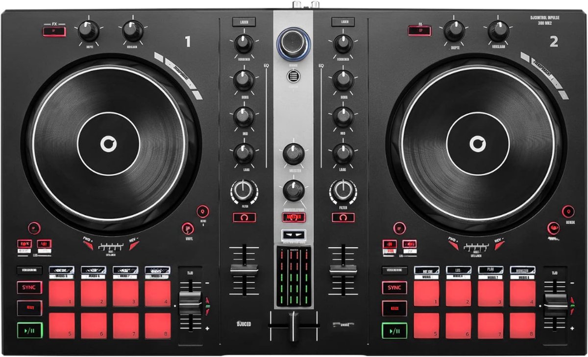 Aurixi® DJ Controller - DJ - Controller - Zwart - 50cm x 50cm x 28cm