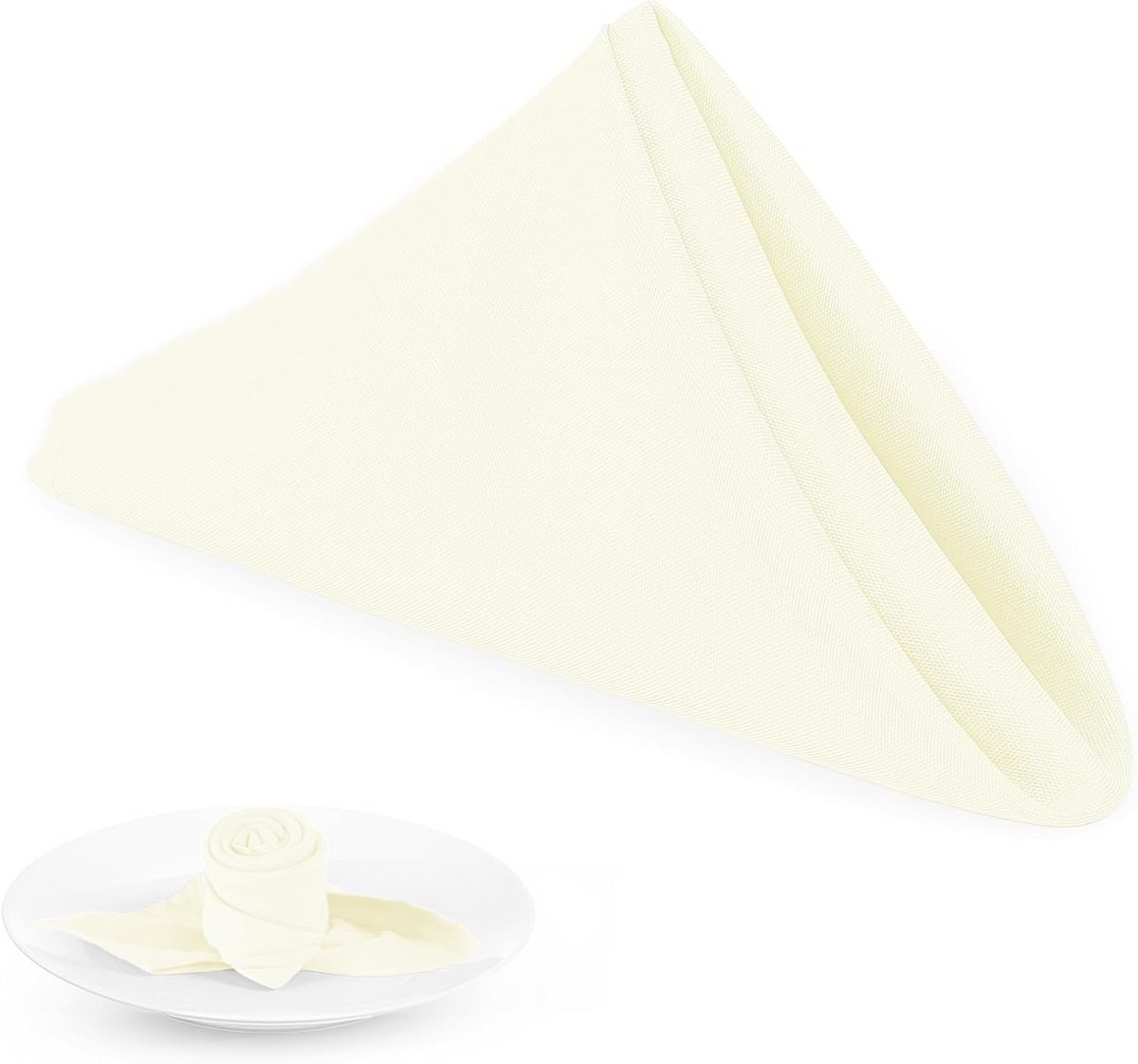 Set van 8 Luxe Stoffen Tafelservetten (47x40 cm) - Wasbaar Polyester voor Diner en Feest