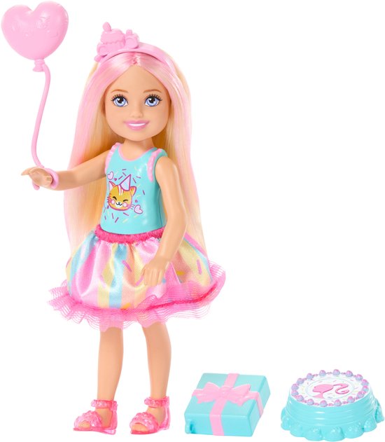Mattel Barbie Chelsea verjaardag pop met accessoires - Barbie speelgoed. — afbeelding 4