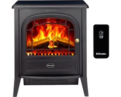 Dimplex Club Sfeerhaard Elektrisch - Vrijstaande elektrische haard - 2000 watt verwarming -…