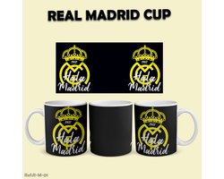 Real Madrid Voetbal Mok High quality print 325 ml - Coffee Mug - Football Gift Real Madrid Official Logo Cup – Football Fan Mug, Ceramic Coffee Cup for Madridistas