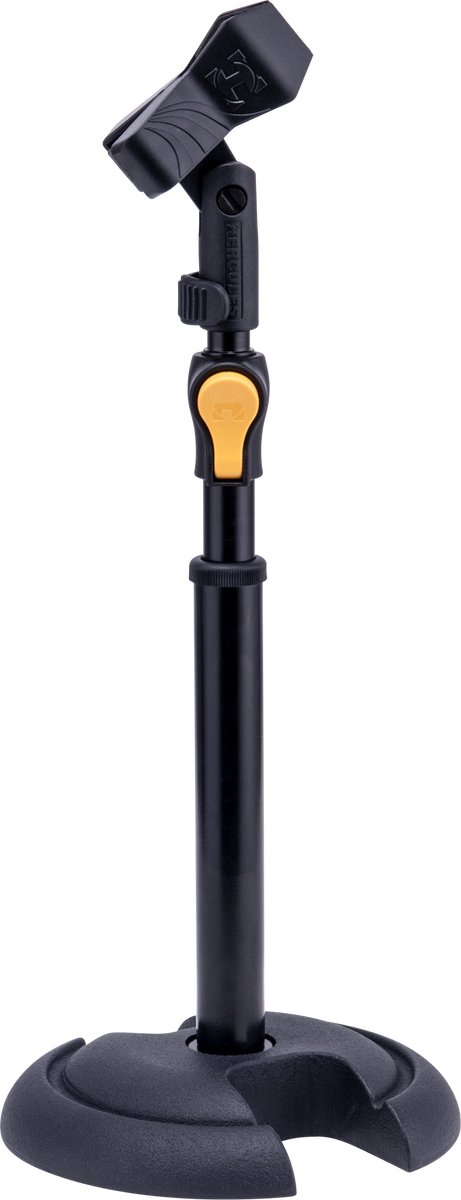 HERCULES Stands HCMS-100B+ microfoonstandaard, PLUS-versie, 30,5-40 cm, gietijzeren voet