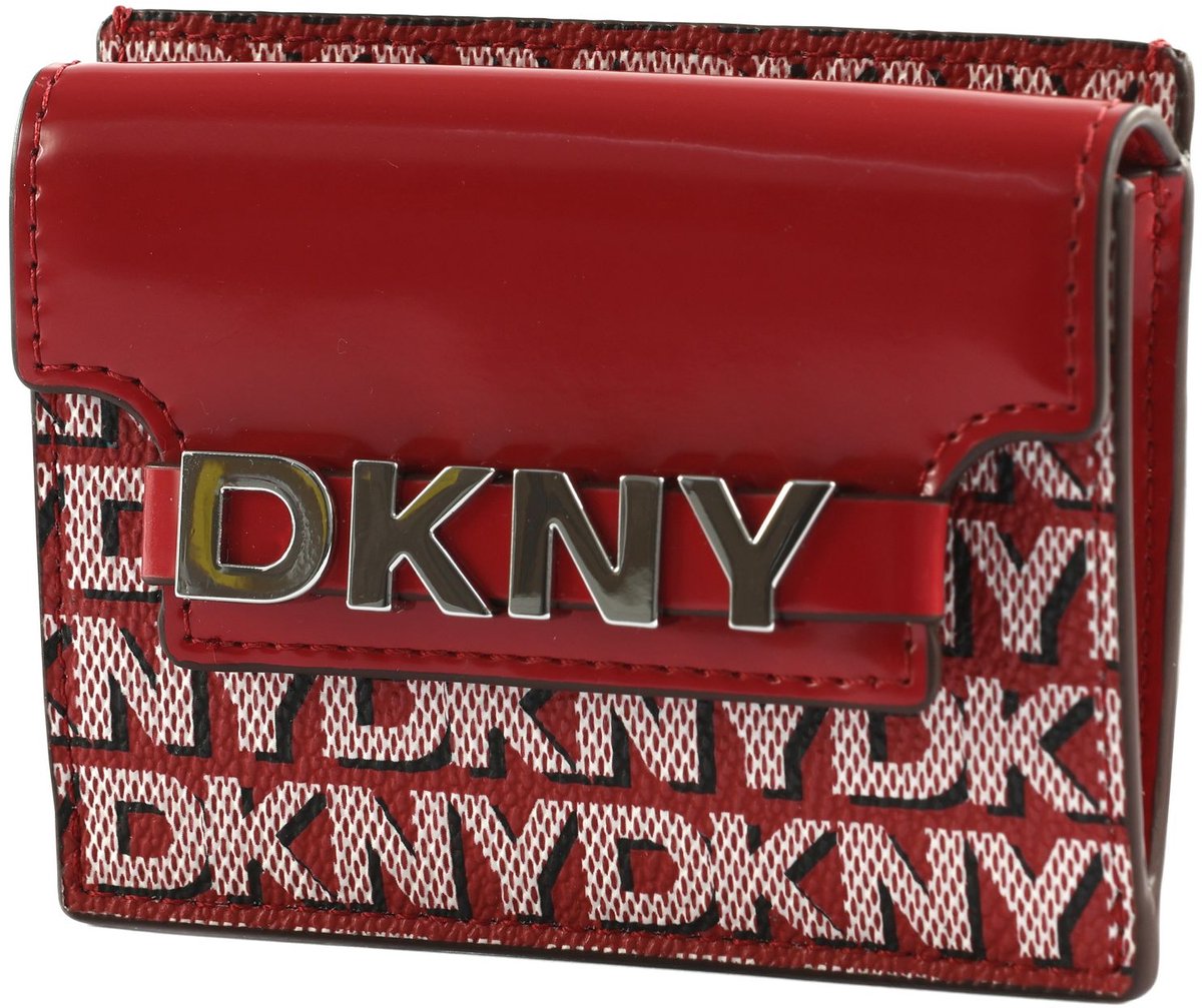 DKNY kaarthouder Avril Card Case Bright Red rood