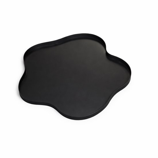 Foto: Loft42 serva organisch metalen dienblad zwart 60 cm