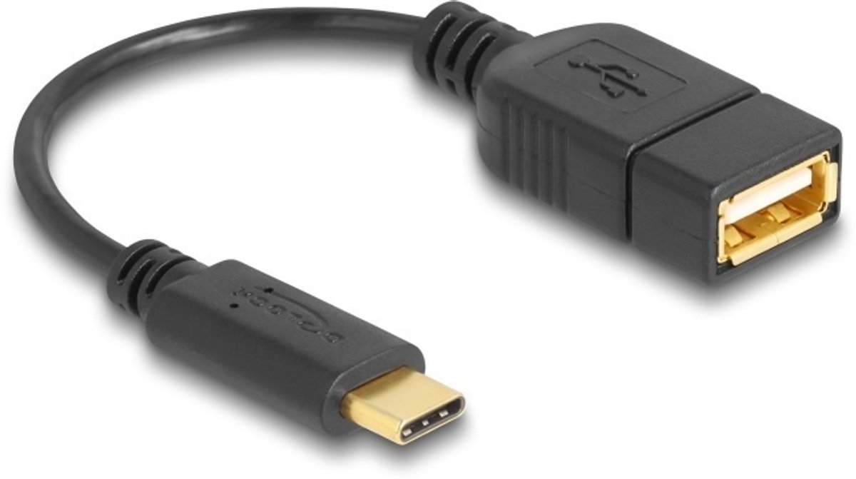 Delock - USB-C Male naar USB 2.0 A Female - 0.15 m