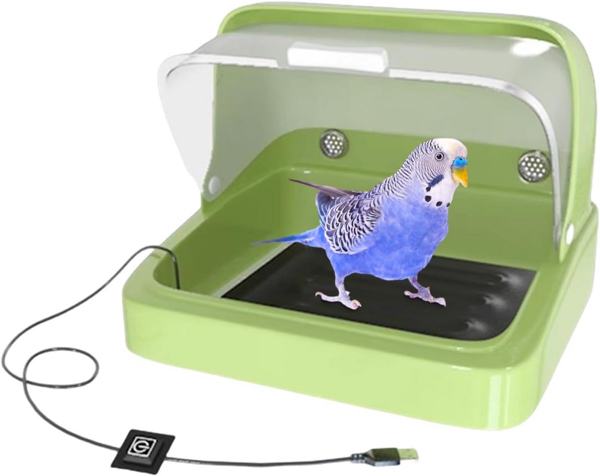 Vogelbroedmachine met Warmte en Ventilatie - Ideaal voor Papegaaien, Parkieten en Dwergpapegaaien