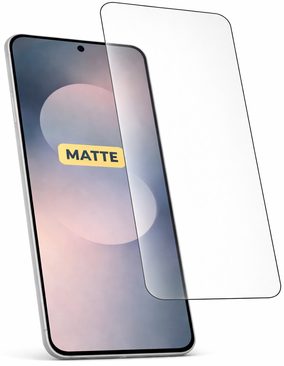 Geschikt voor Samsung Galaxy S25 Plus Matte Screenprotector – 9H Gehard Glas – Full Cover