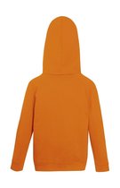 Fruit of the Loom Kids hoodie - Maat 116 (5-6) - Kleur Oranje