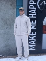 Trainingspak |Trainingspak Fleec - Dikke pak Met capuchon- Mannen Trainingspak Compleet Set Hoodie + Broek XL