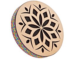 Gear4music Life Stream Drum 8 Inch, Light Natural