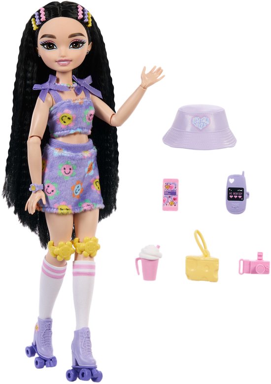 Barbie Dream Besties SKATE PARTY Renee Doll and Accessories van Barbie — afbeelding 5