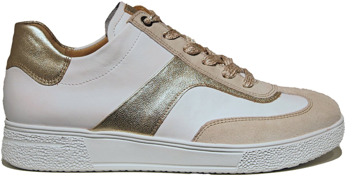 Hartjes beige dames sneakers