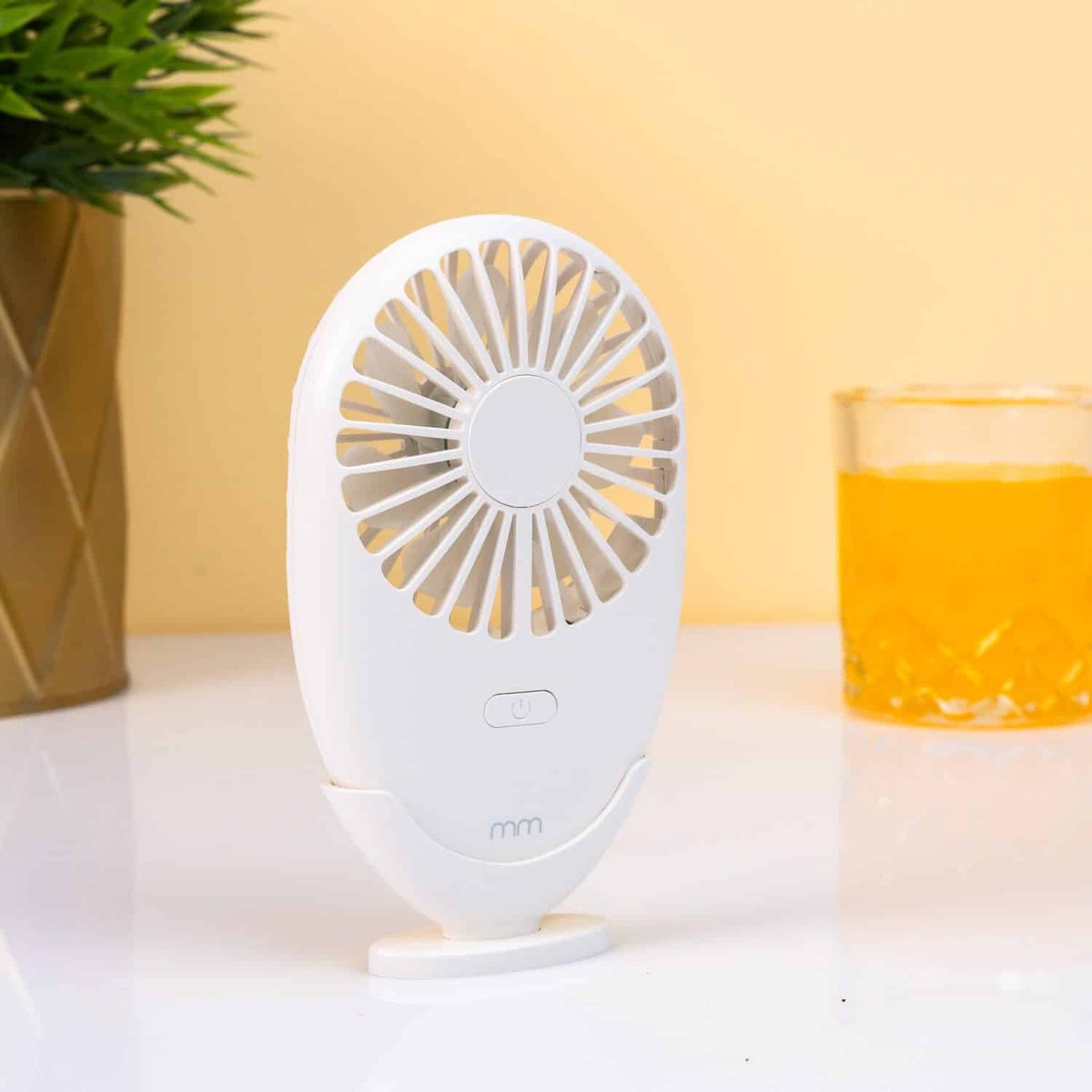 MikaMax Handventilator – Mini Oplaadbare Ventilator –  Compact formaat - Draadloos - 2 Windsnelheden — afbeelding 8