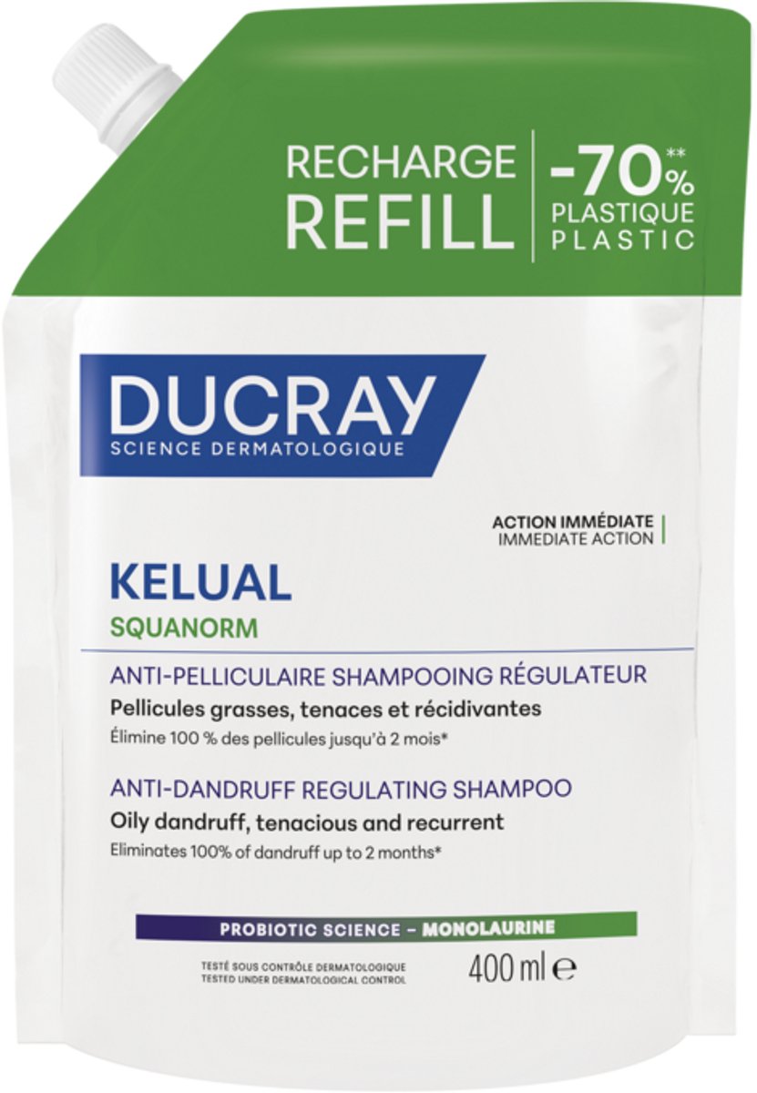 KELUAL SQUANORM Regulerende Anti-Roos Shampoo navulling 400ml