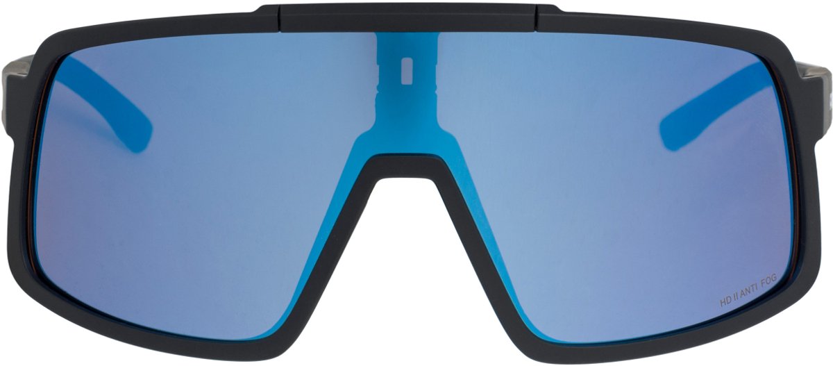 AGU Sweep - Fietsbril - Sportbril - Blauwe HDII lens - Zwart - Unisex - Anti-fog - Hydrofobe coating - Contrastverbetering