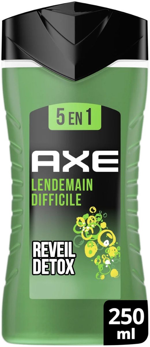 AXE 5-in-1 Lendemain Difficile – Réveil Detox - Douchegel 250 ml