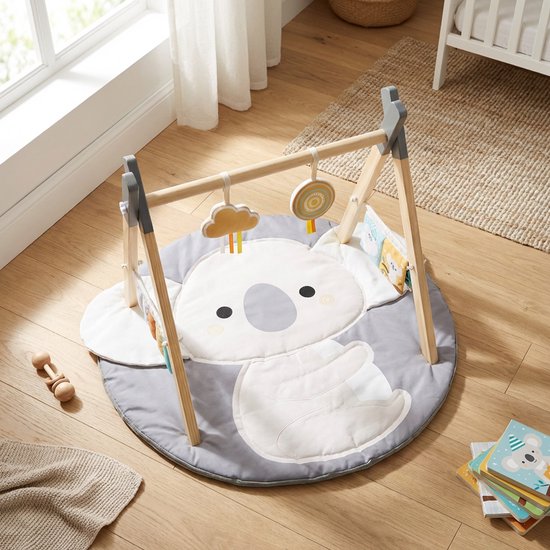 LUVION® Babygym Koala - Met baby speelmat - Baby gym met sensorisch speelgoed van Luvion — afbeelding 2