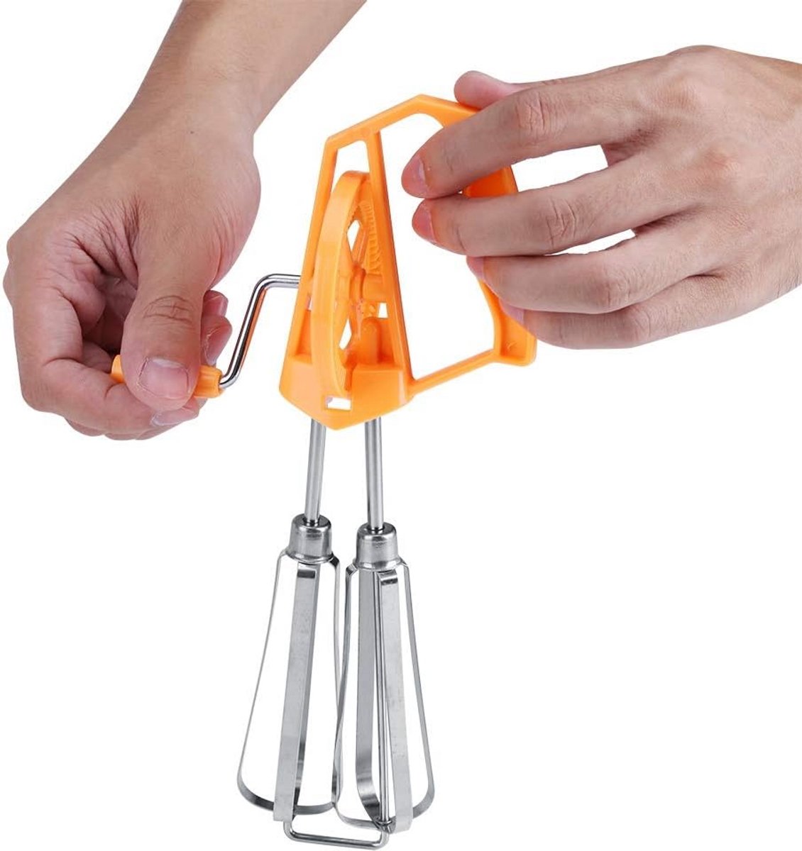 RVS Garde Mixer – Klassieke Handslinger Eierklopper voor Keuken en Bakken