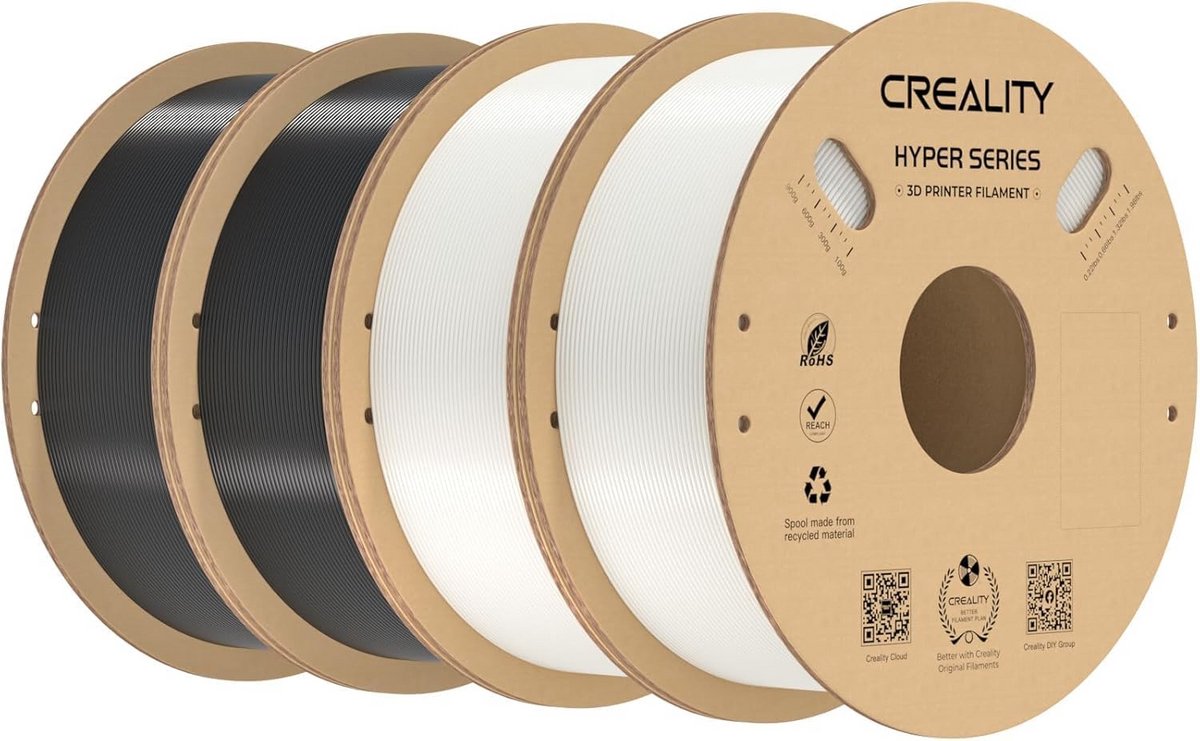 Hoogwaardig PETG 3D-Printer Filament Bundel 1.75mm 4 kg voor Hoge Printsnelheden