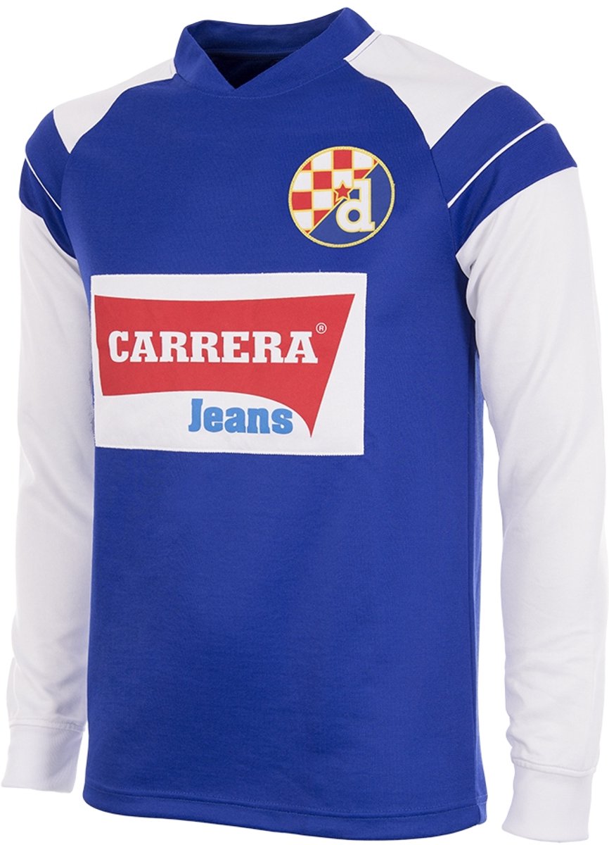 COPA - GNK Dinamo Zagreb 1990 Retro Voetbalshirt - Heren - Blauw - Wit - XL