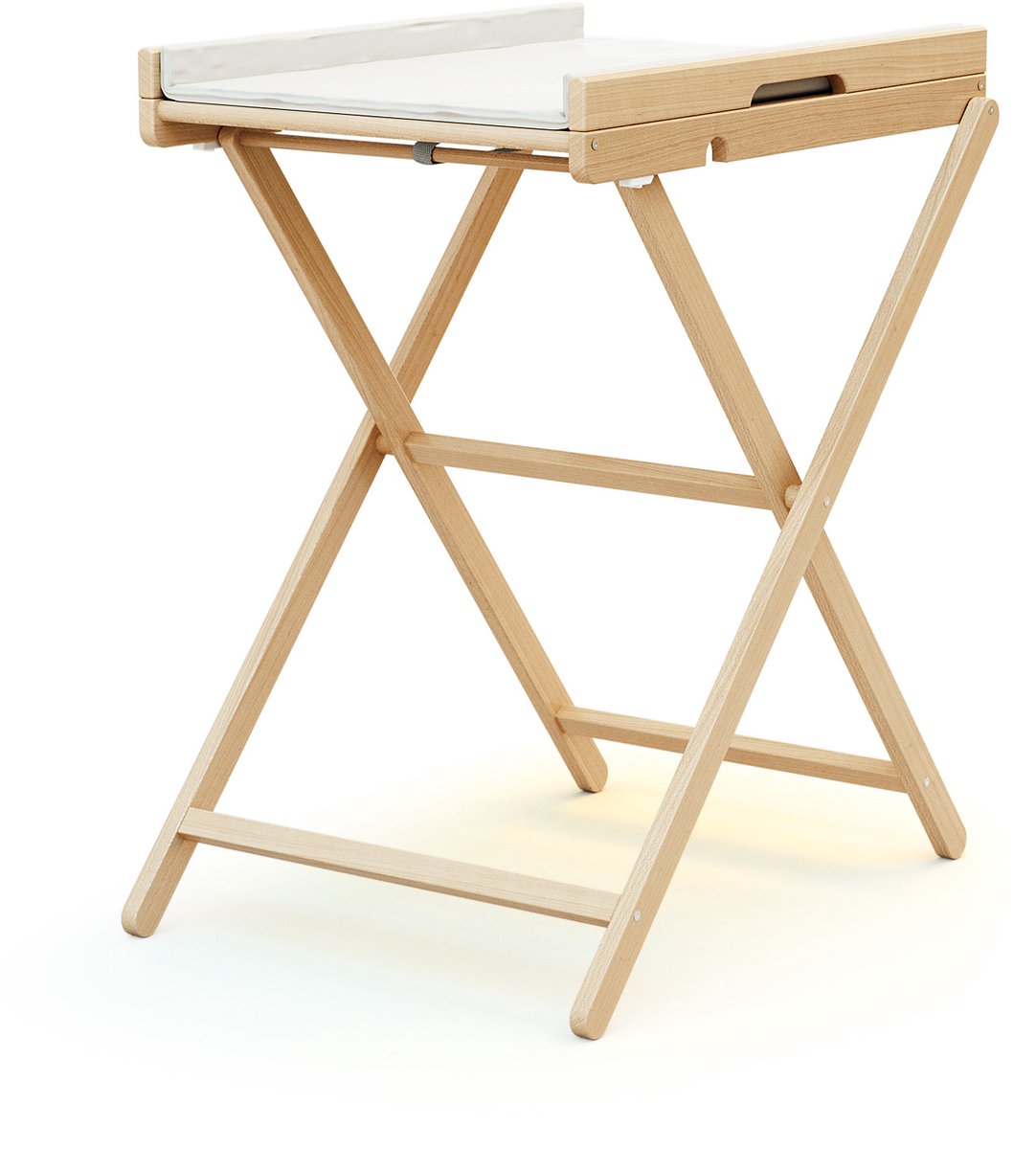 WEBABY - Inklapbare luiertafel PALA in hout Beuken Gelakt