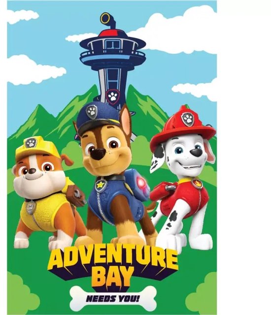 Paw Patrol fleece deken adventure 100 x 150 cm