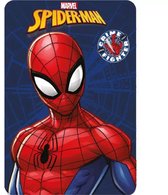 Spiderman Fleece deken crime blauw 100 x 140 cm