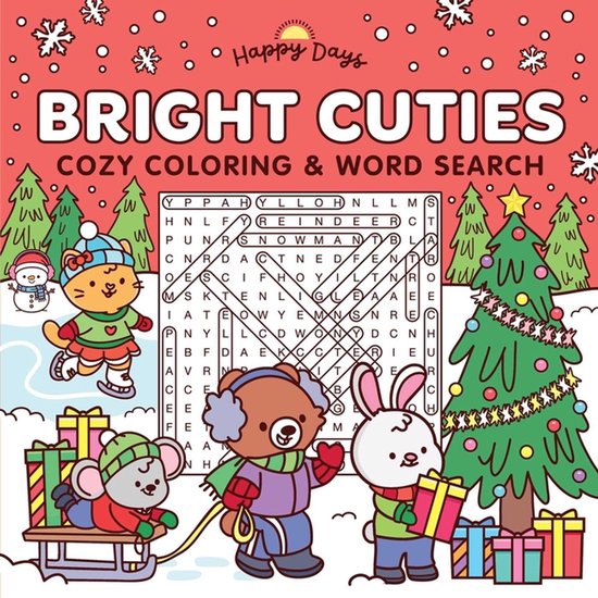 Happy Days Cozy Coloring- Bright Cuties: Christmas Cozy Colo ... - cover