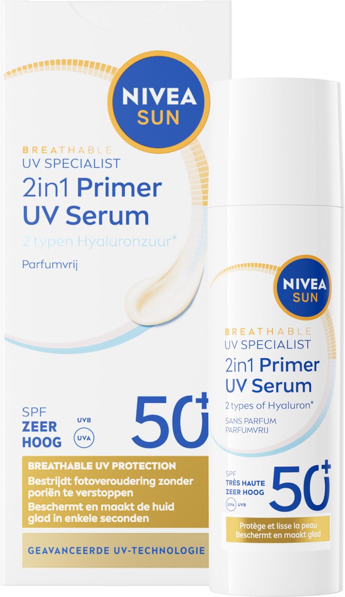 NIVEA Sun 2-in-1 Primer Gezichtsserum SPF 50+ 30 ml