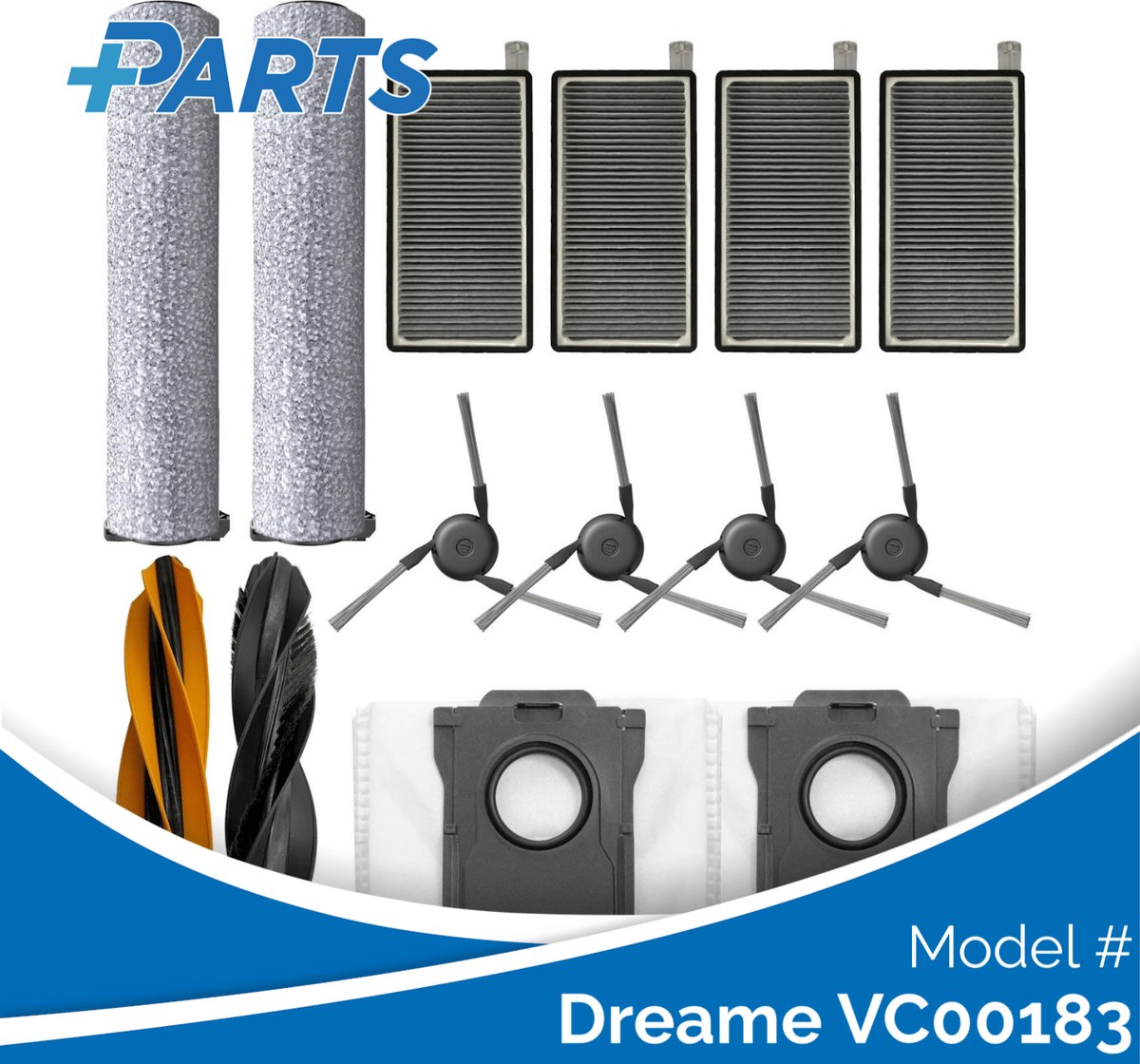 Dreame VC00183 Onderhoudsset (Plus.Parts® alternatief voor RAK67 / RAK70)