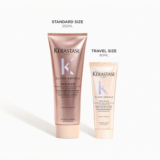 Kérastase Gloss Absolu Insta Glaze Conditioner - Verzachtende en ontwarrende verzorging - Voor lang, pluizig haar - 75ml