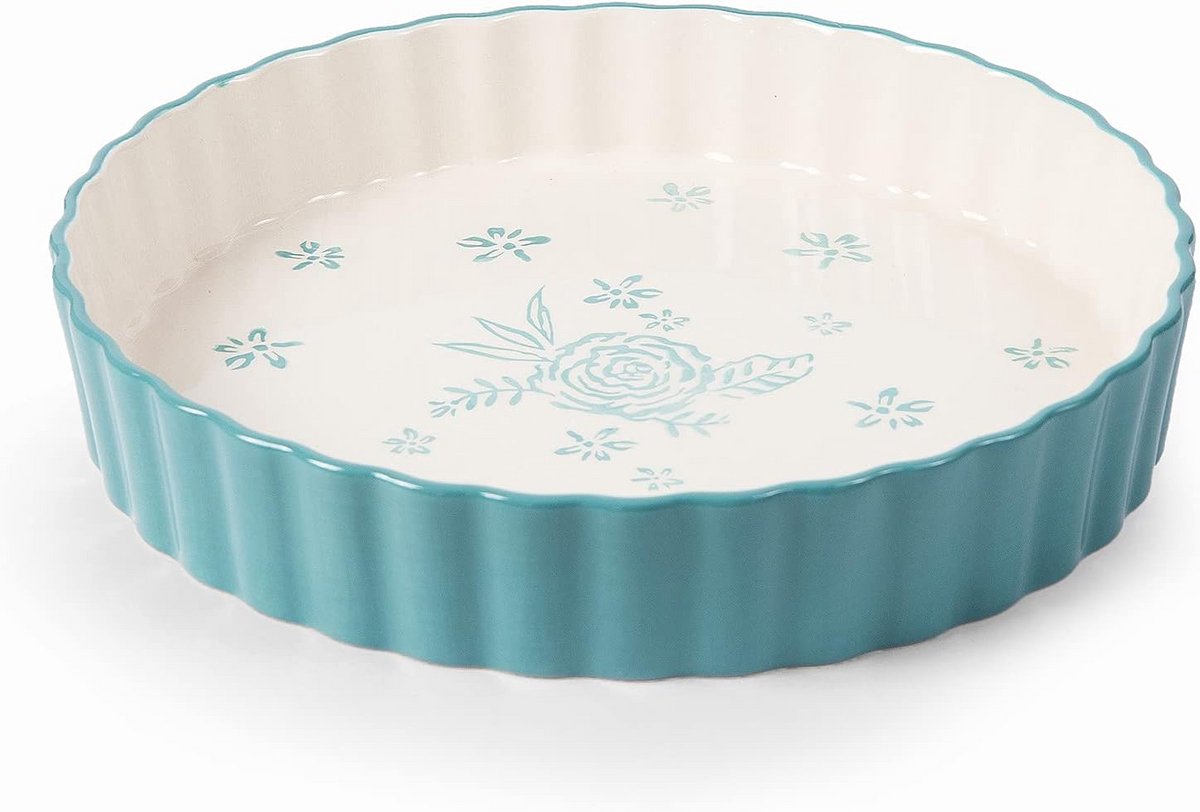 Keramische Taartvorm Quiche Schotel Diepe Bakvorm 23 cm