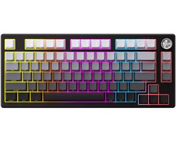 Furycube IP75 – Mechanisch Gaming Toetsenbord – 81 Toetsen – RGB Verlichting – Bedraad – Grijs