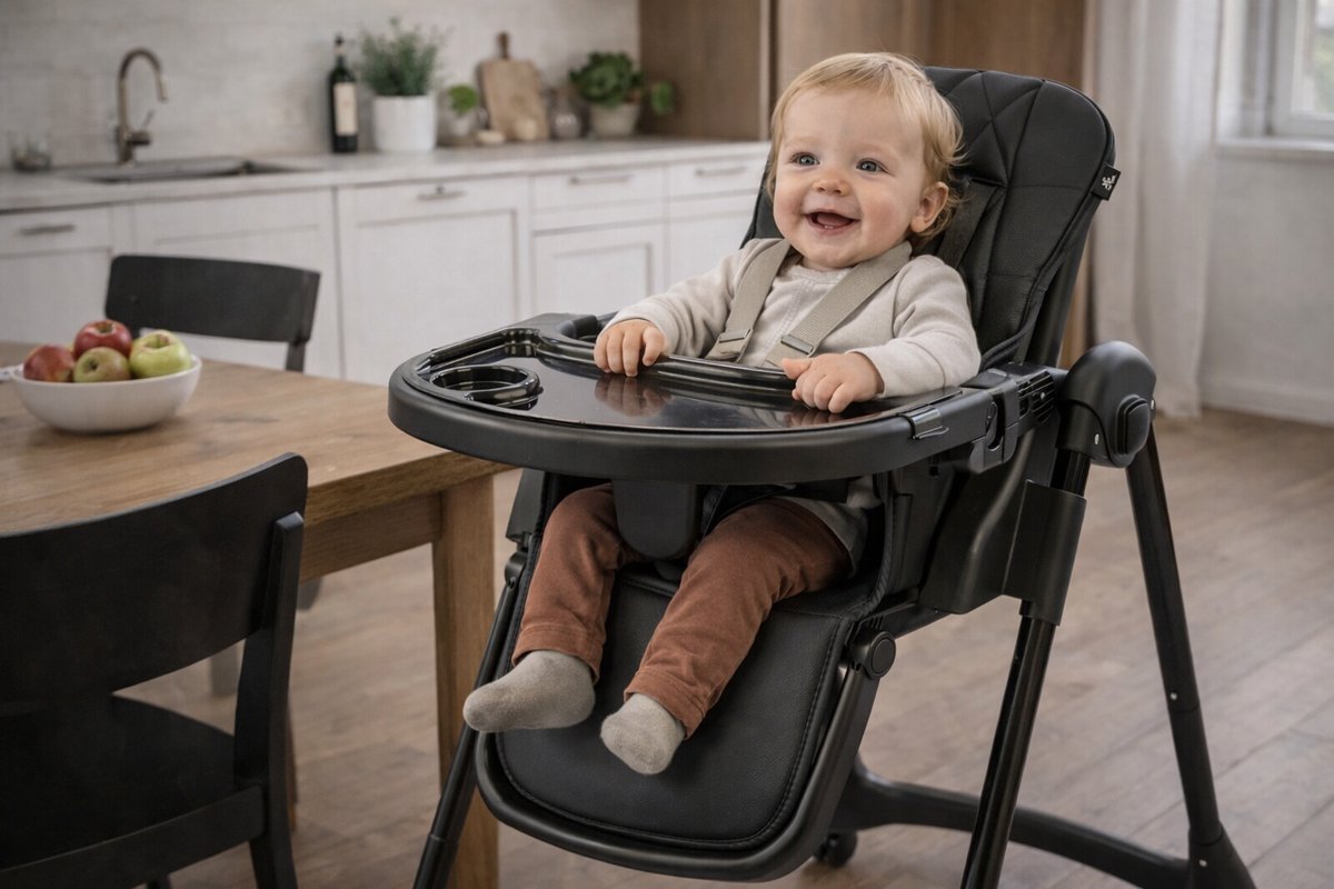Bebies First Inklapbare Kinderstoel – Compact & 5-puntsgordel