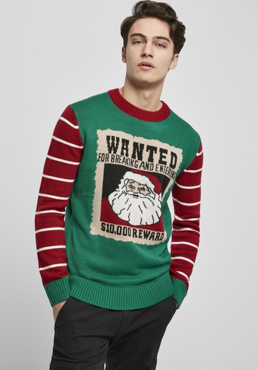 Urban Classics Wanted Christmas Sweater/trui XL Groen