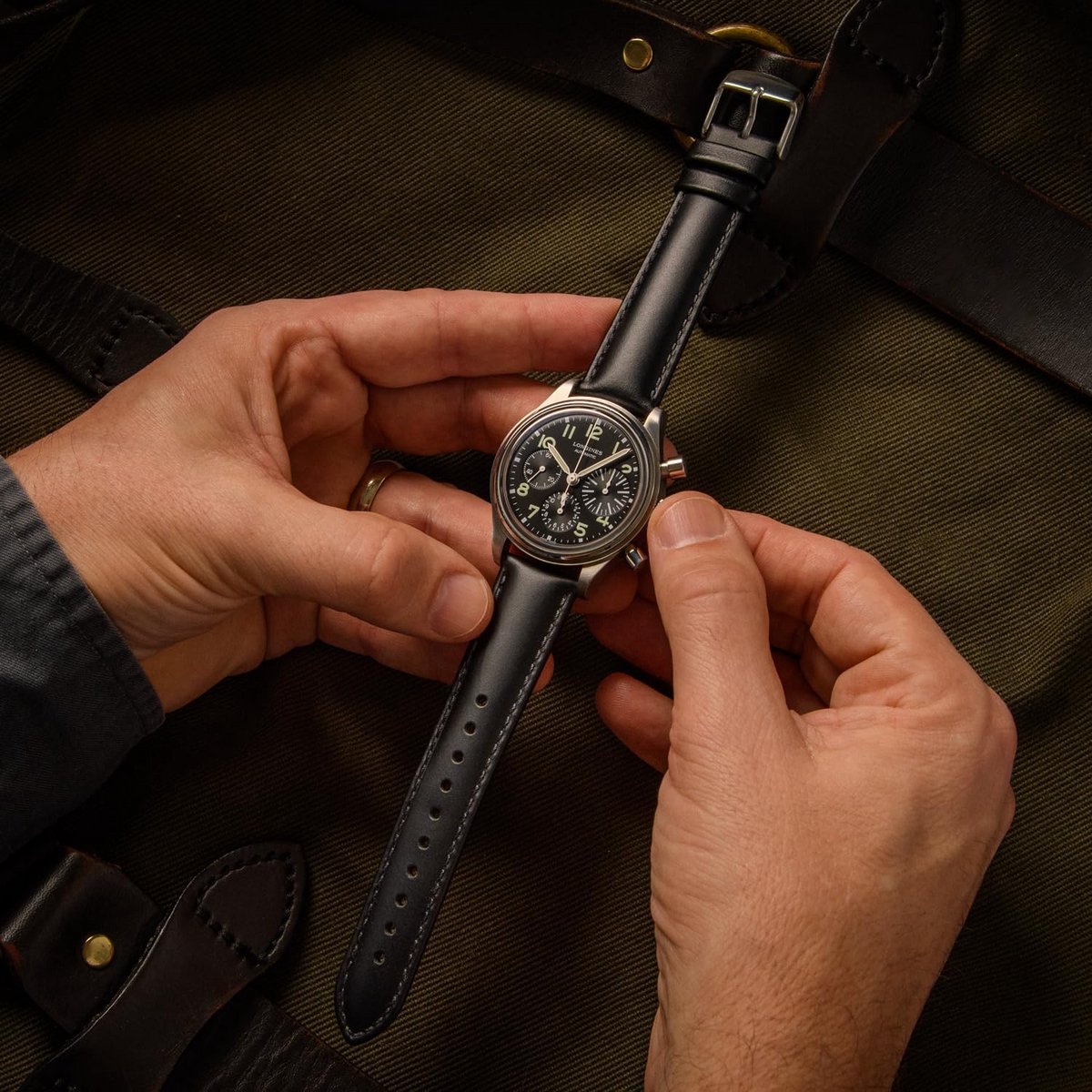 Luxe Horlogeband Leer - Snelwisselsysteem - Duurzaam Topgrain Leer