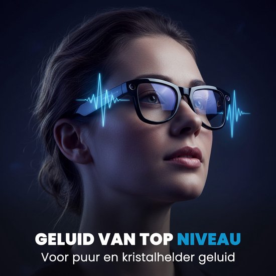 Camera bril - Slimme bril met camera - Smart glasses - Spy camera - Vertaalfunctie — afbeelding 4