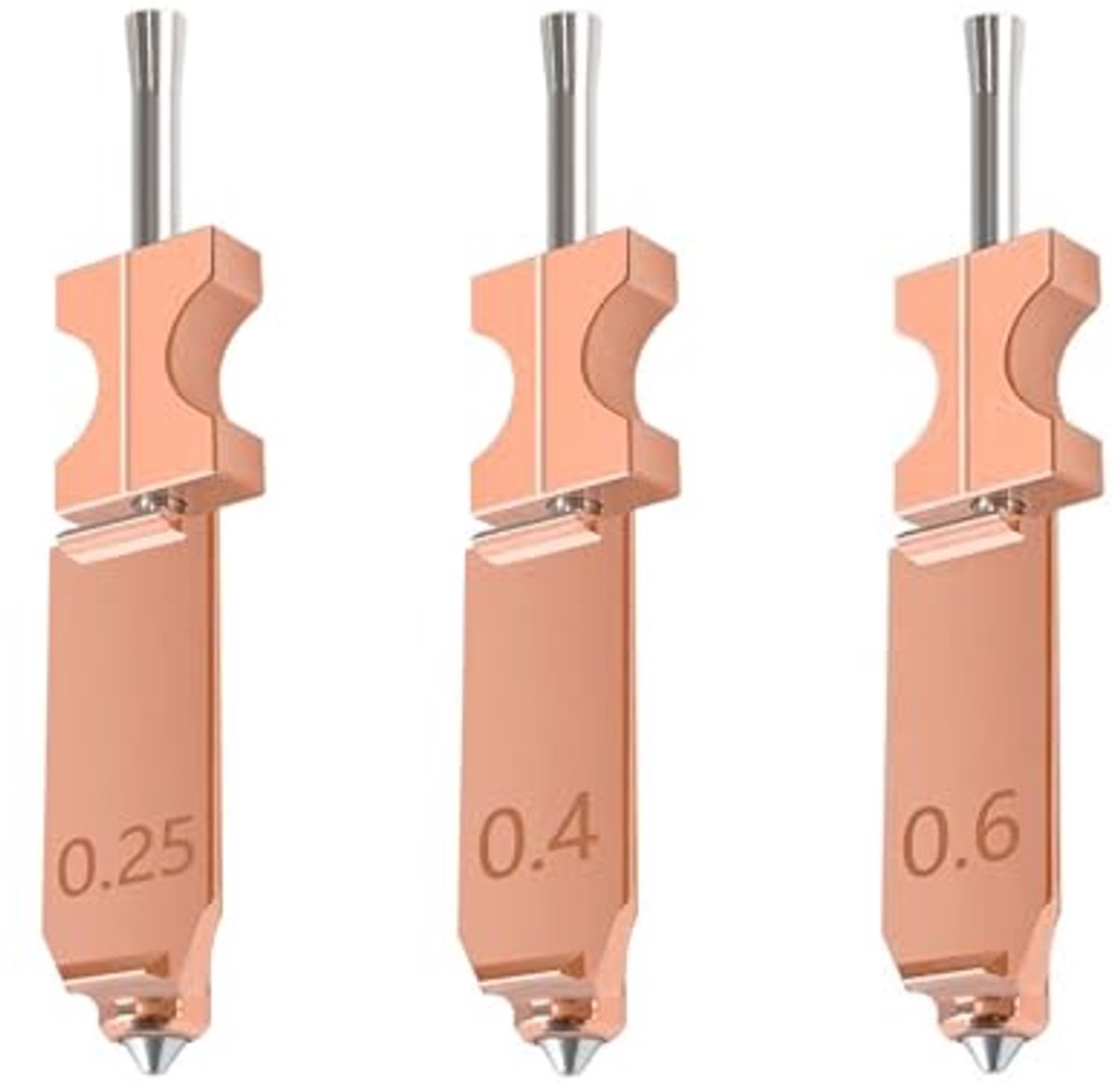 3D Printer Hotend Kit - Volledig Metalen Ontwerp - Geschikt voor AD5X - 0,25 Mm, 0,4 Mm, 0,6 Mm
