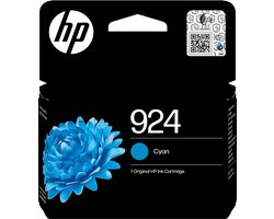 HP 924 - Inktcartridge - Cyaan