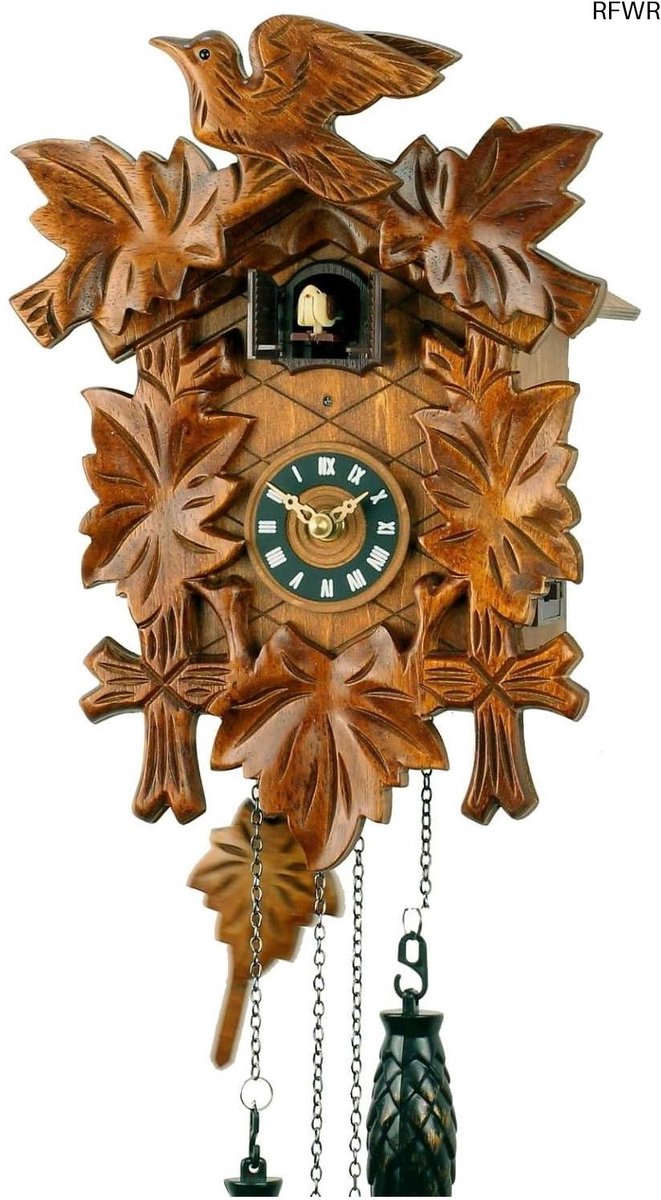 Koekoeksklok Modern - Vogelhuisje - Wandklok Antiek - Hout - Woondecoratie