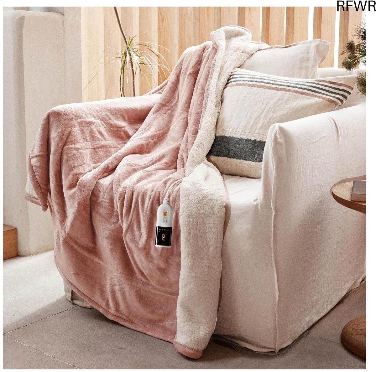 Fleece Blanket - Soft Plaid - Heated Blanket - (size) - Plaid