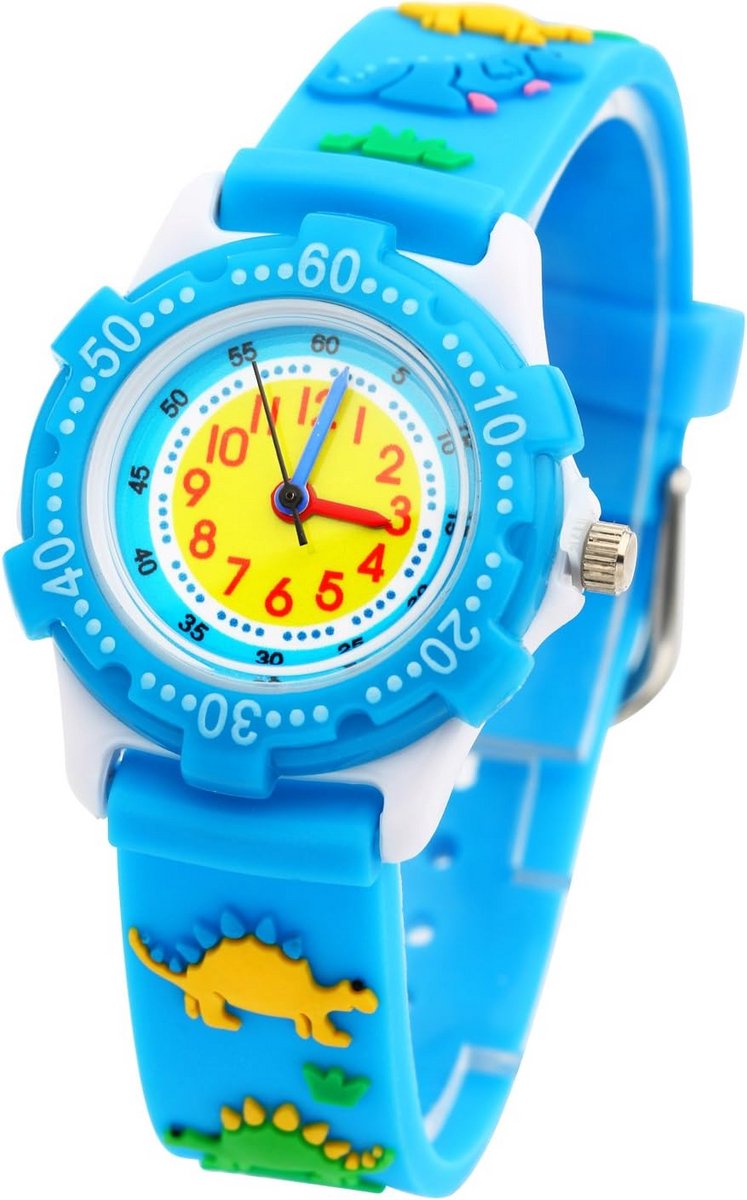 Kinderhorloge Meisjes Digitaal Quartz Waterdicht 3D Cartoon Horloge met Siliconen Band