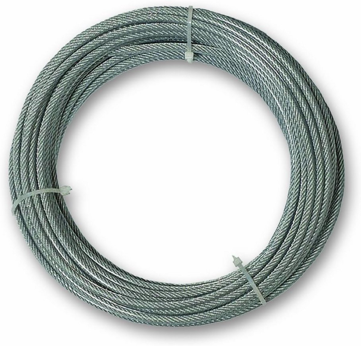 Gegalvaniseerd Staalkabel met PVC Omhulsel 2.5/3.5 mm Diameter 20 Meter Sterkte 67 kg