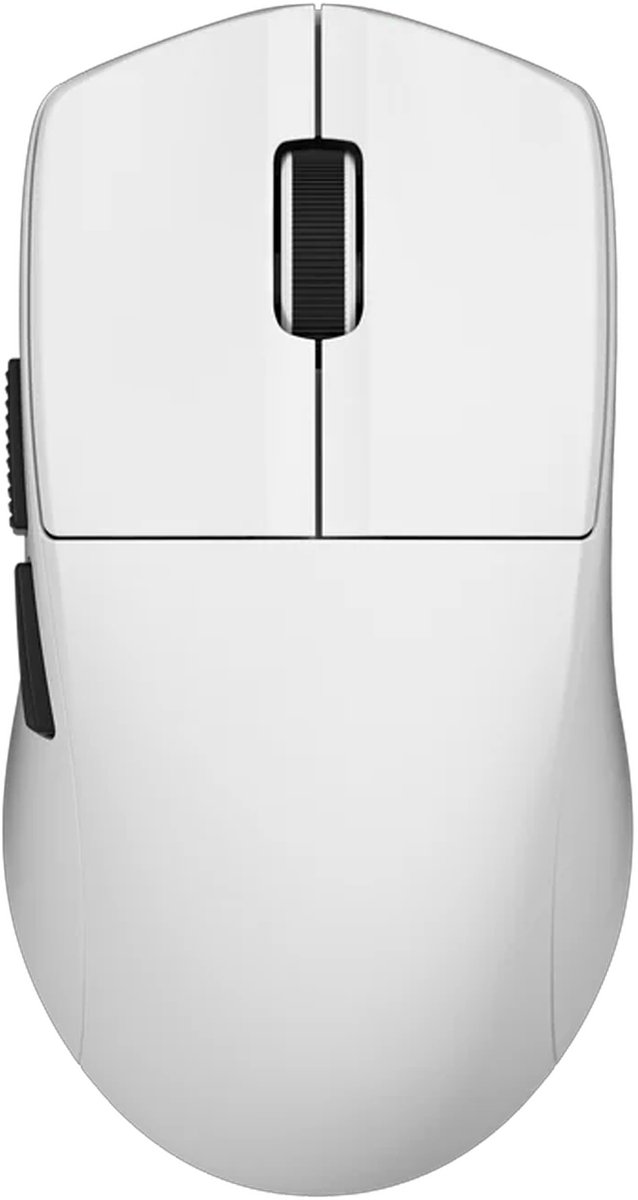Furycube G1 - Tri-Mode Gaming Muis - Draadloos - Bedraad - Bluetooth - 10.000 DPI - 1000Hz - 400mAh - Wit
