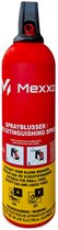 Mexxo sprayblusser in rode spuitbus, met zwarte dop.